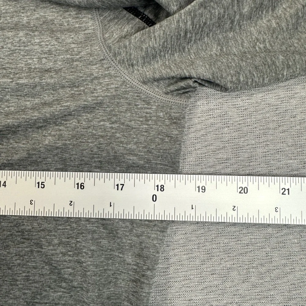 Nike Pro Shirt Mens Small Grey Heather Long Sleeve Fitted Training Dri-FIT